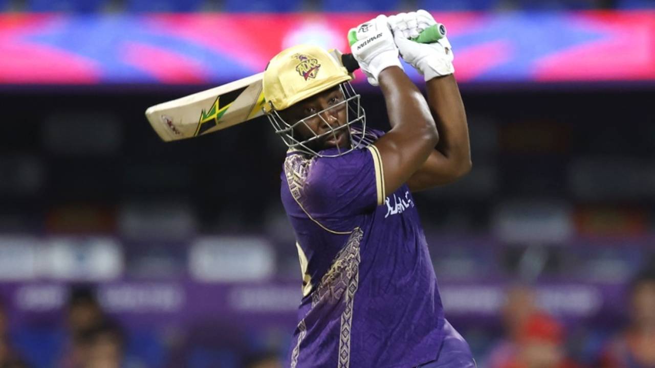 Andre Russell threatened to take ADKR past the finishing line with 53*, Abu Dhabi Knight Riders vs Dubai Capitals, ILT20 2025-26, December 13, 2025