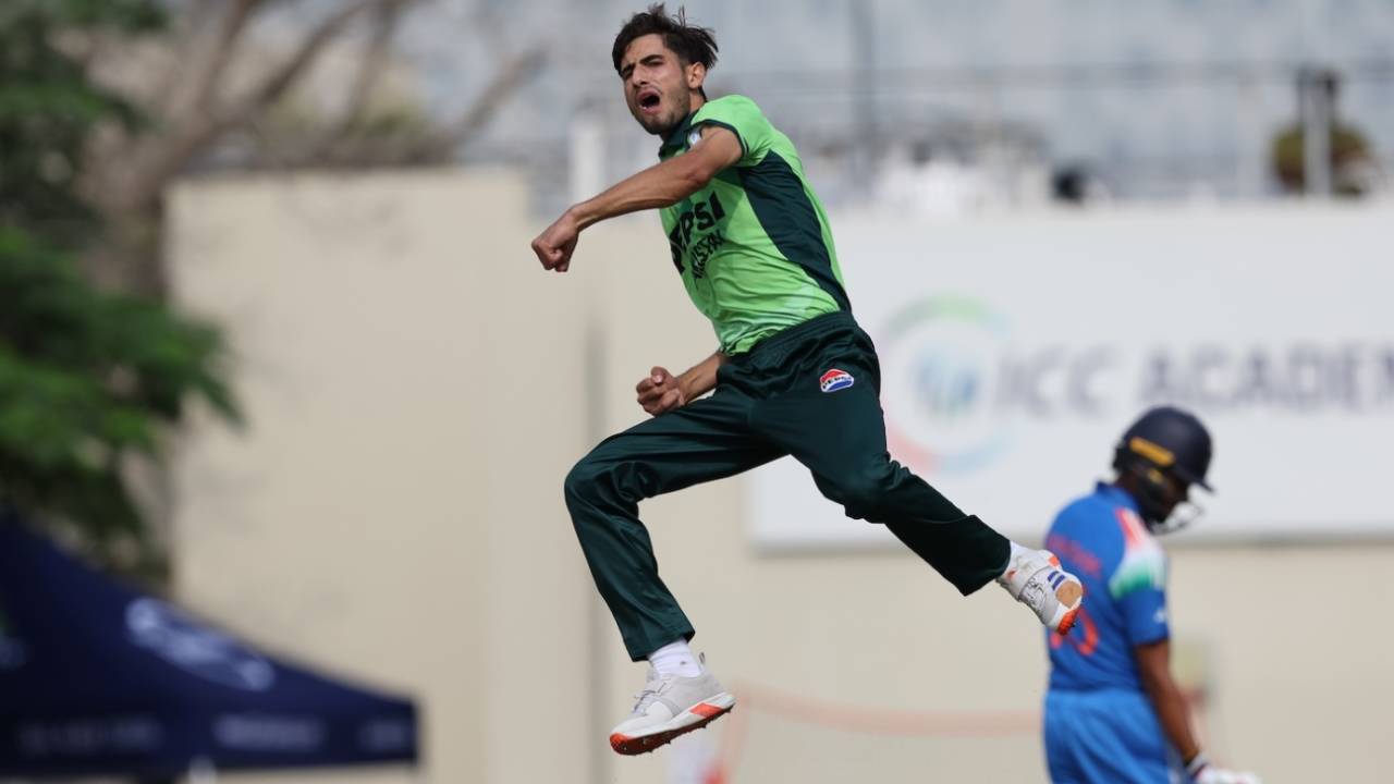 Mohammad Sayyam picked up three wickets, India vs Pakistan, Under-19 Asia Cup, Dubai, December 14, 2025