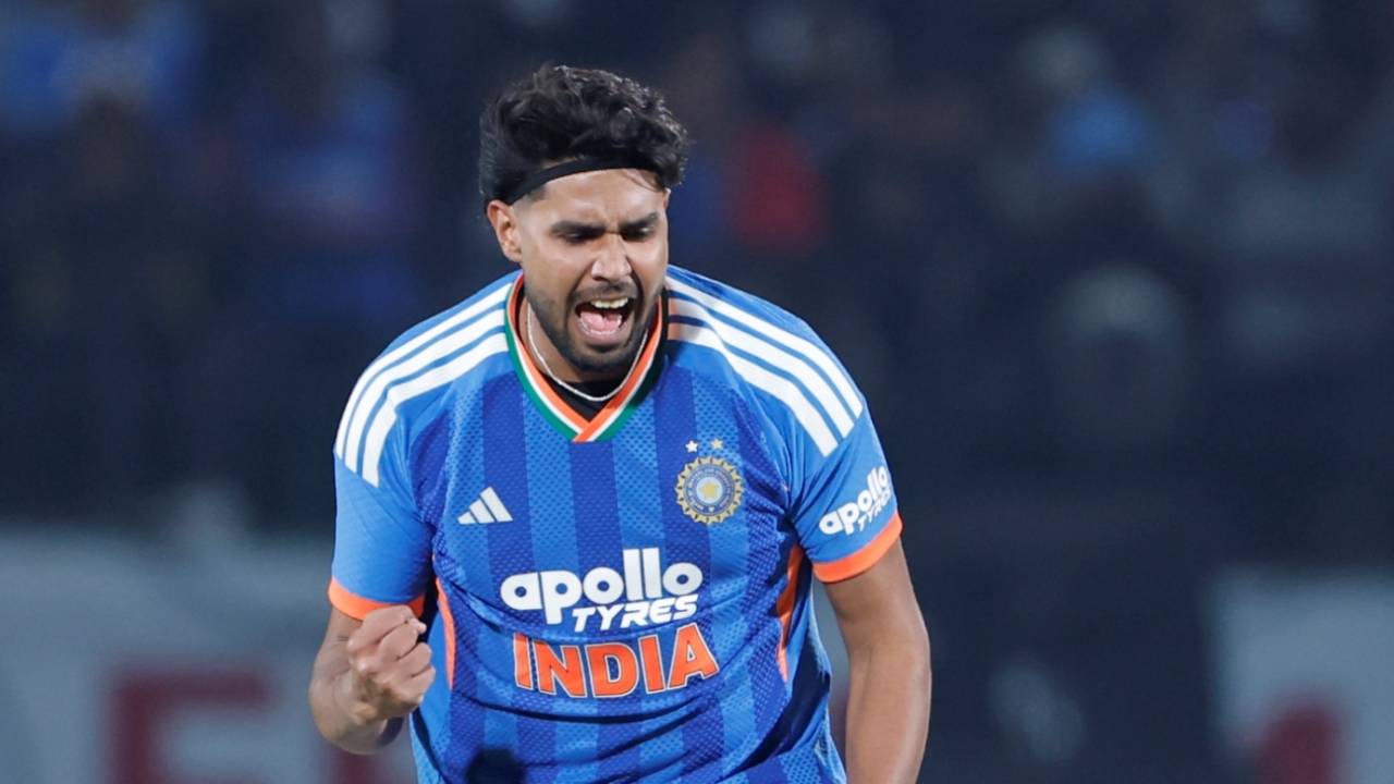 Harshit Rana took two wickets in his first two overs, India vs South Africa, 3rd men's T20I, Dharamsala, December 14, 2025