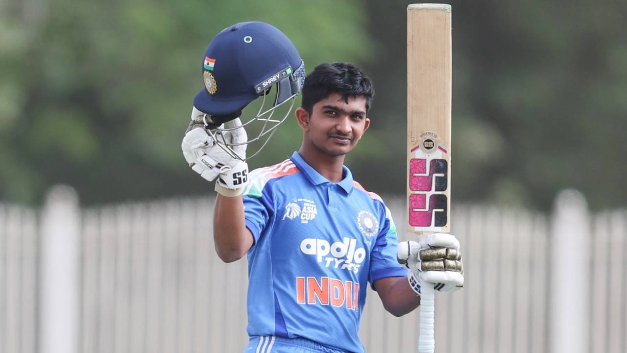 Abhigyan Kundu brought up a double-century, India vs Malaysia, Under-19 Asia Cup, Dubai, December 16, 2025