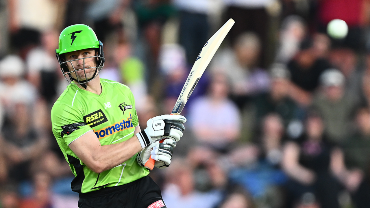 Cameron Bancroft led Sydney Thunder's recovery, Hobart Hurricanes vs Sydney Thunder, BBL, Hobart, December 16, 2025