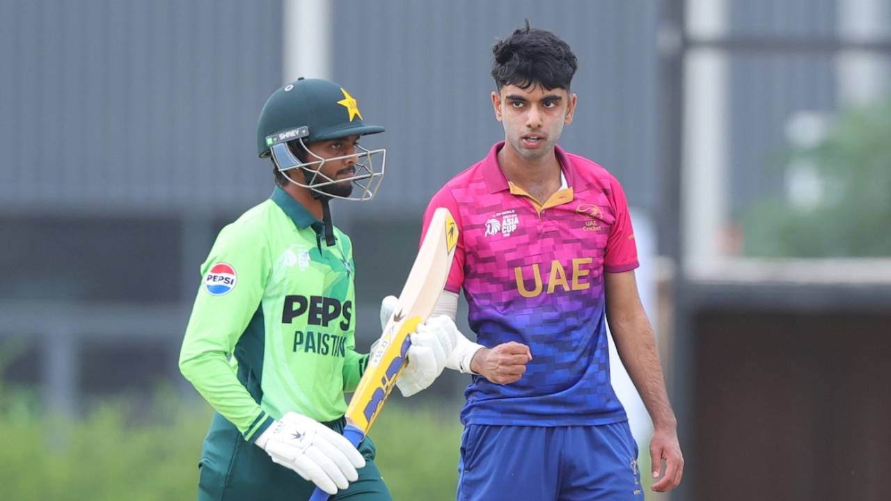 Yug Sharma picked up three wickets, UAE vs Pakistan, Under-19 Asia Cup, Dubai, December 16, 2025