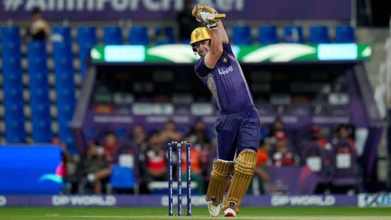 Liam Livingstone made 76 with six fours and three sixes, Abu Dhabi Knight Riders vs Desert Vipers, ILT20 2025-26, Abu Dhabi, December 16, 2025