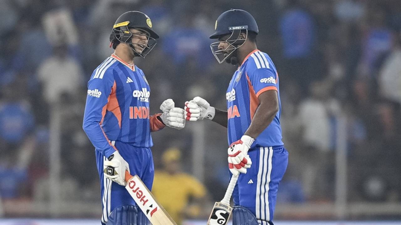 Shubman Gill's injury absence reunited Abhishek Sharma and Sanju Samson at the top or the order, India vs South Africa, 5th T20I, Ahmedabad, December 19, 2025