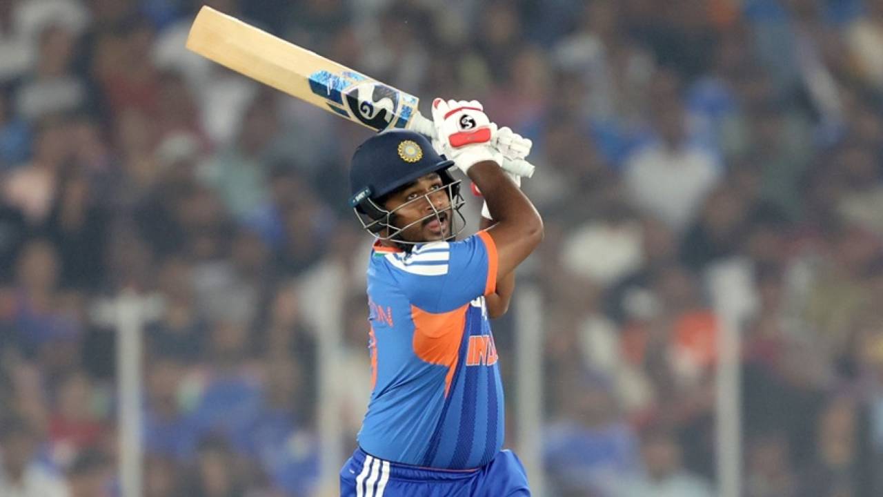 Sanju Samson made 37 in 22 balls, India vs South Africa, 5th T20I, Ahmedabad, December 19, 2025