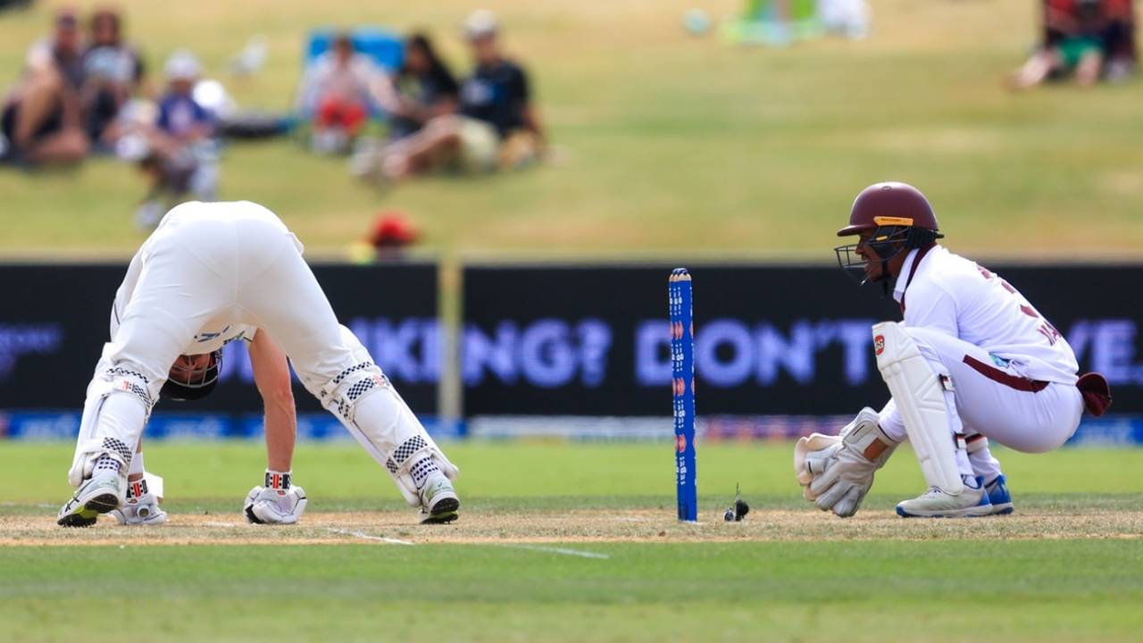 Kane Williamson, normally so full of poise, did not enjoy declaration batting, New Zealand vs West Indies, 3rd Test, Mount Maunganui, 4th day, December 21, 2025