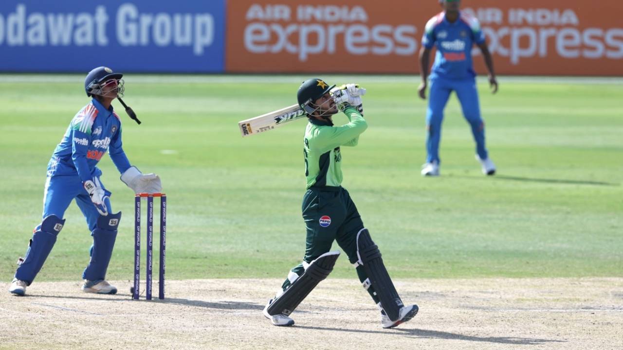 Sameer Minhas goes big, India vs Pakistan, final, Dubai, Under-19 Asia Cup, December 21, 2025
