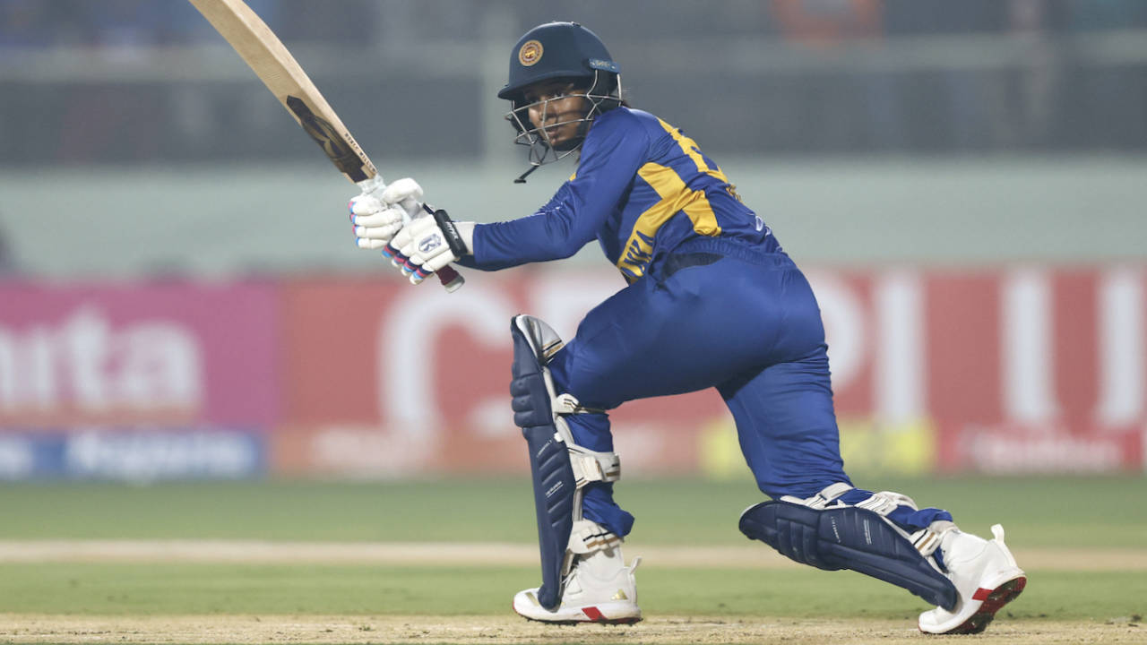 Vishmi Gunaratne faced the most balls among all Sri Lanka batters, India vs Sri Lanka, 1st T20I, Visakhapatnam, December 21, 2025