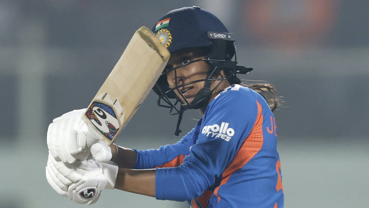 Jemimah Rodrigues got off to a brisk start, India vs Sri Lanka, 1st T20I, Visakhapatnam, December 21, 2025