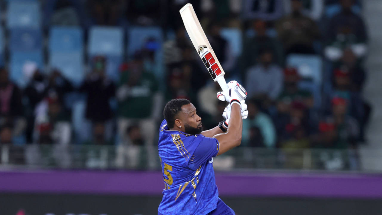 Kieron Pollard sealed the win for MI Emirates, Desert Vipers vs MI Emirates, ILT20 2025-26, Dubai, December 21, 2025