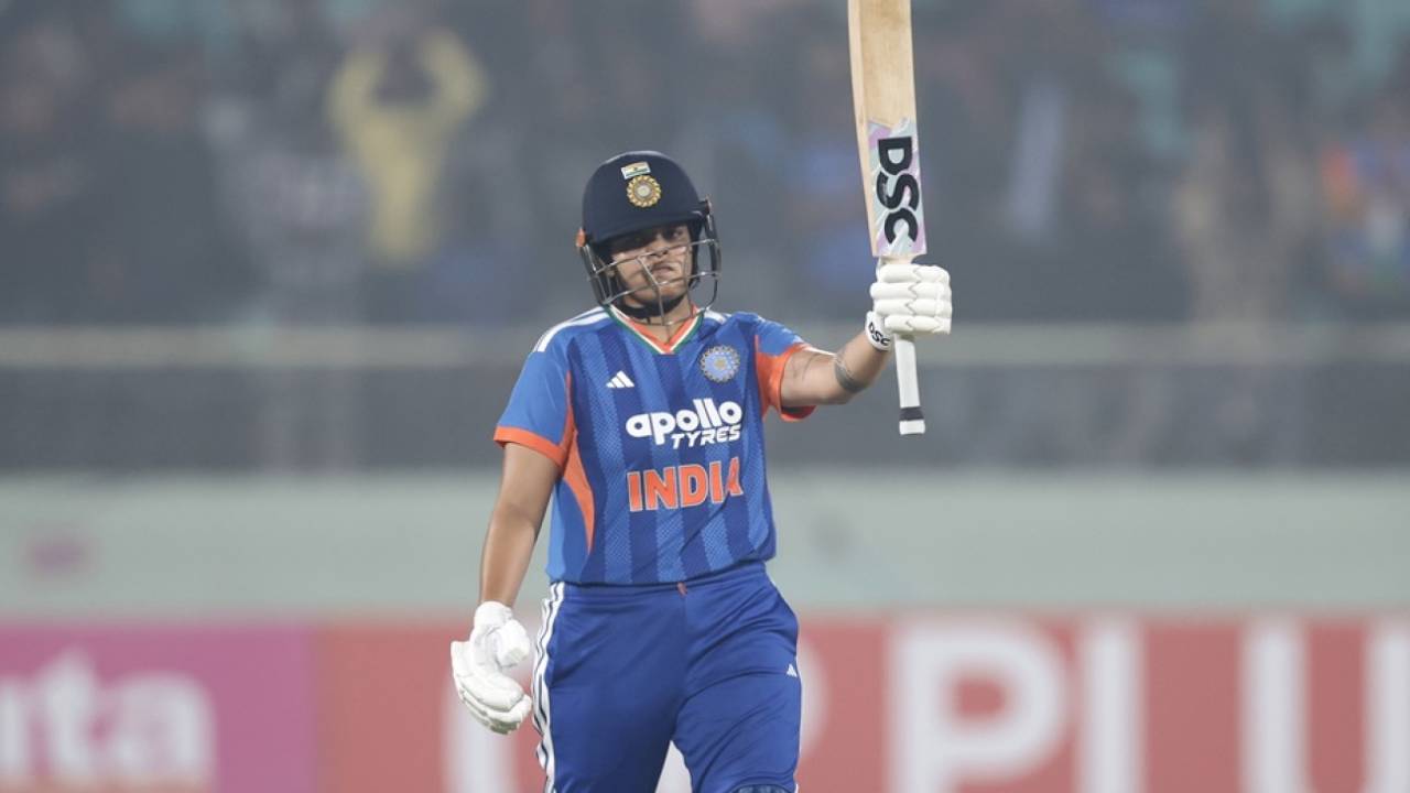 Shafali Verma took 27 balls to bring up her fifty, India vs Sri Lanka, 2nd Women's T20I, Visakhapatnam, December 23, 2025