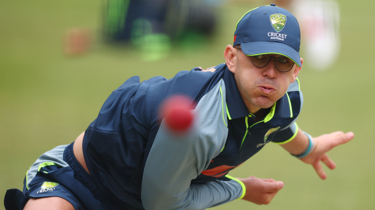 Todd Murphy bowls in the nets, Melbourne, December 24, 2025