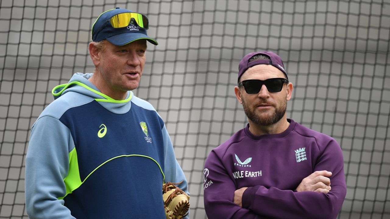 Andrew McDonald and Brendon McCullum in conversation, Melbourne, December 25, 2025