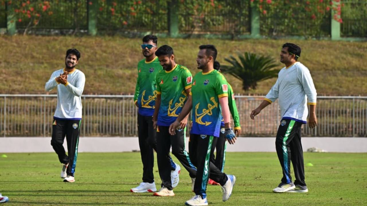 The Chattogram Royals players at a training session, Sylhet, December 24, 2025