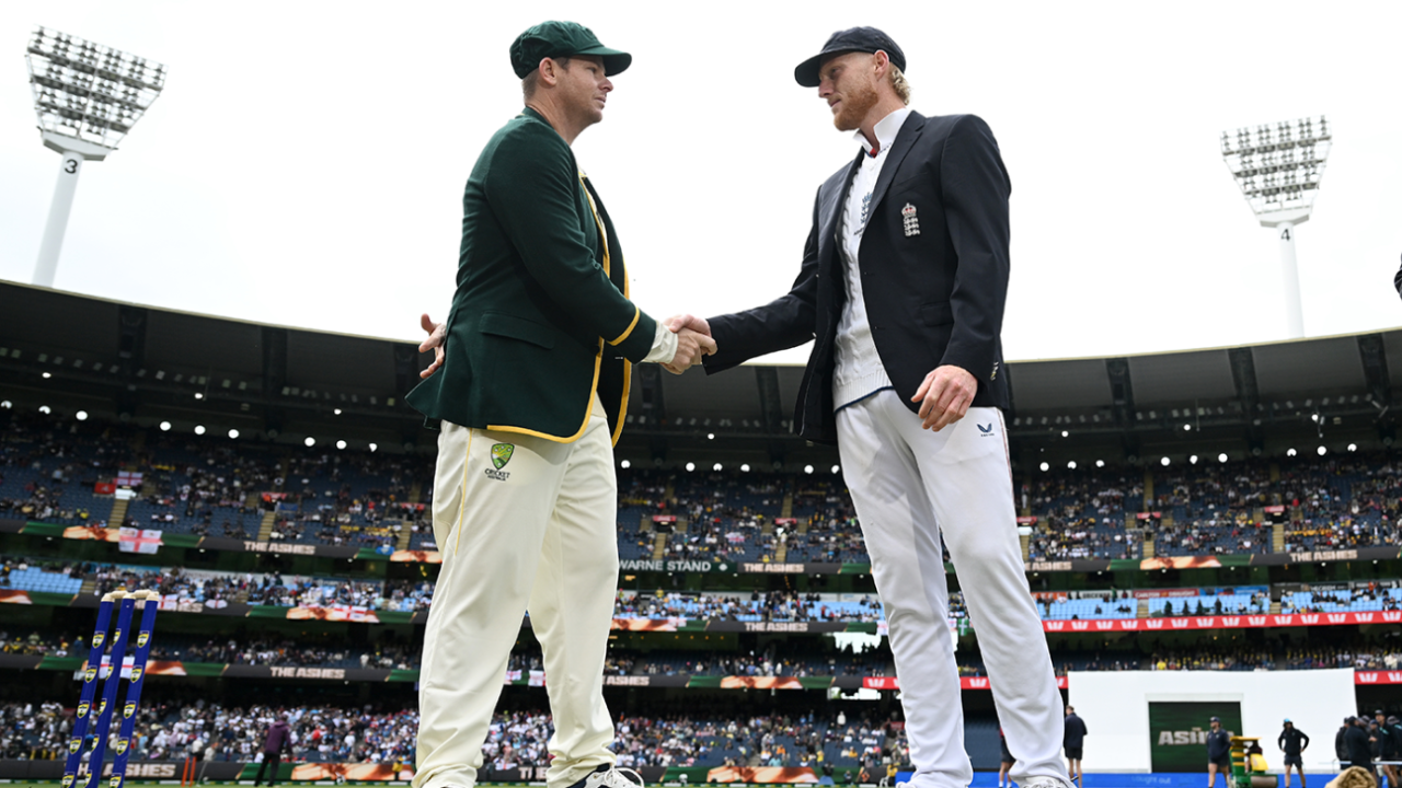 Steven Smith and Ben Stokes at the toss, Australia vs England, 4th Test, Melbourne, 1st day, December 26, 2025