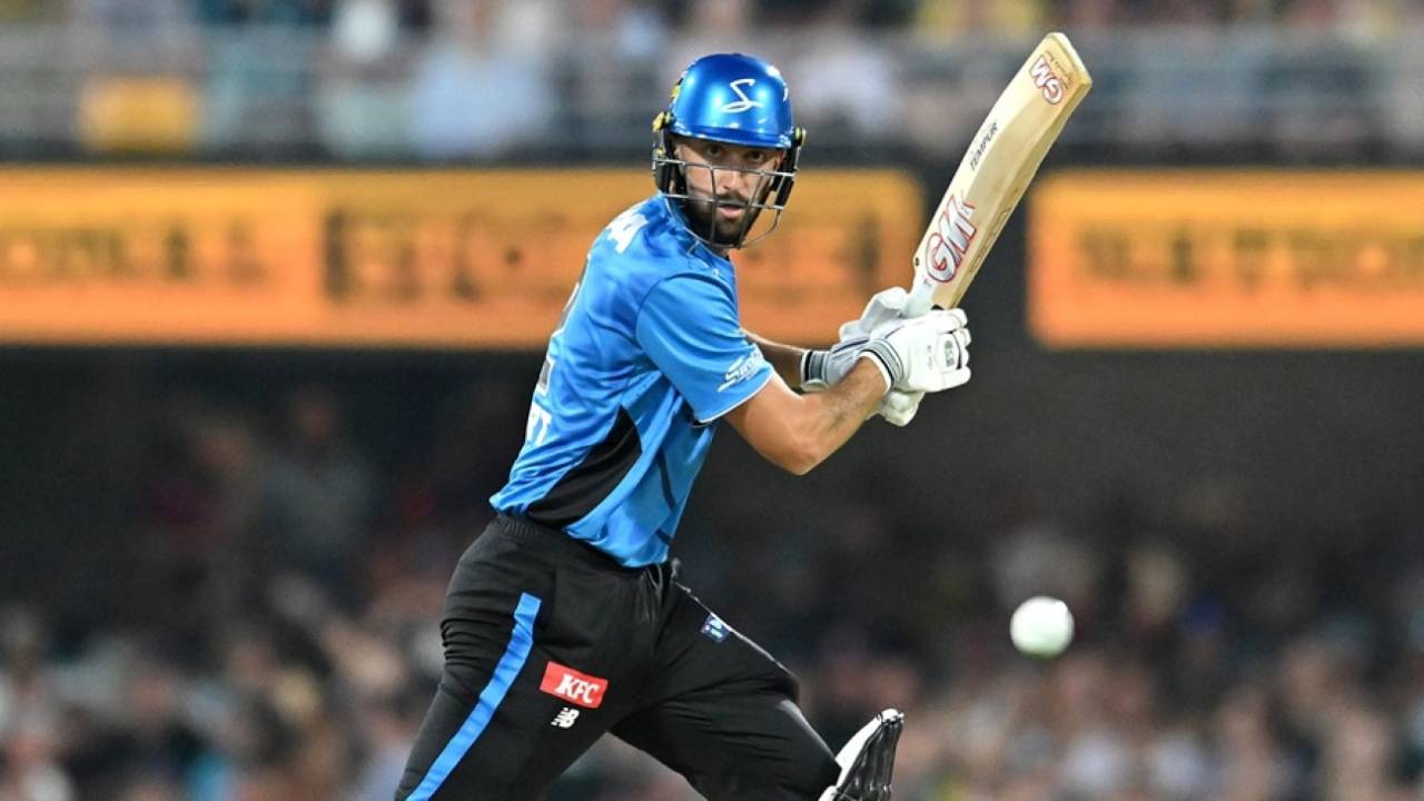 Matt Short crunched 63 off 39 balls, Brisbane Heat vs Adelaide Strikers, BBL 2025-26, Brisbane, December 27, 2025