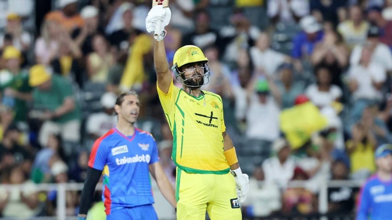 Shubham Ranjane scored his maiden SA20 fifty, Joburg Super Kings vs Durban's Super Giants, SA20, Johannesburg, January 1, 2026