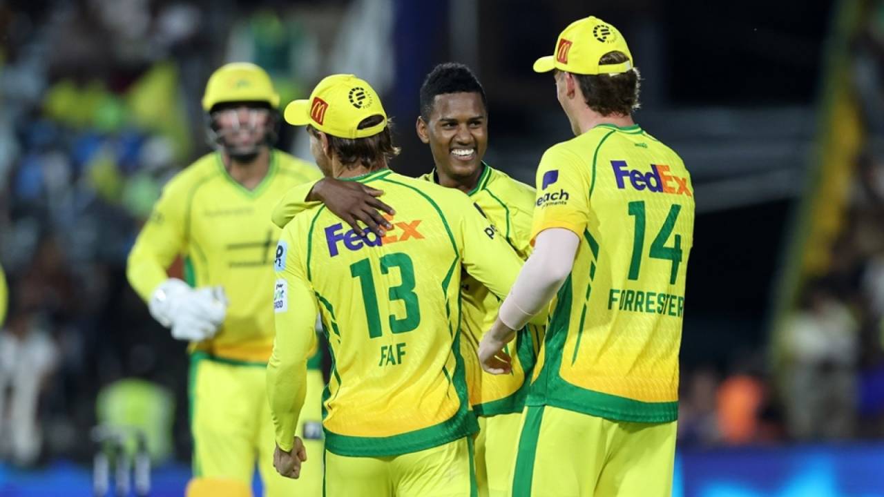 Akeal Hosein struck early, Joburg Super Kings vs Durban's Super Giants, SA20, Johannesburg, January 1, 2026