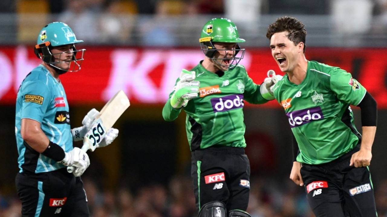 Mitchell Swepson struck twice in an over, Brisbane Heat vs Melbourne Stars, Big Bash League, Brisbane, January 2, 2026