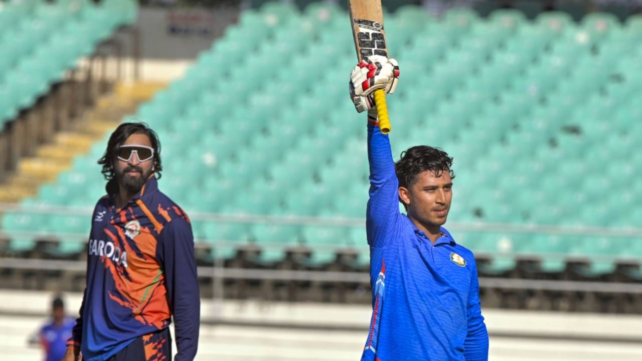 Aman Mokhade slammed an unbeaten 150 off 121 balls, Baroda vs Vidarbha, Vijay Hazare Trophy 2025-26, Jaipur, January 3, 2026