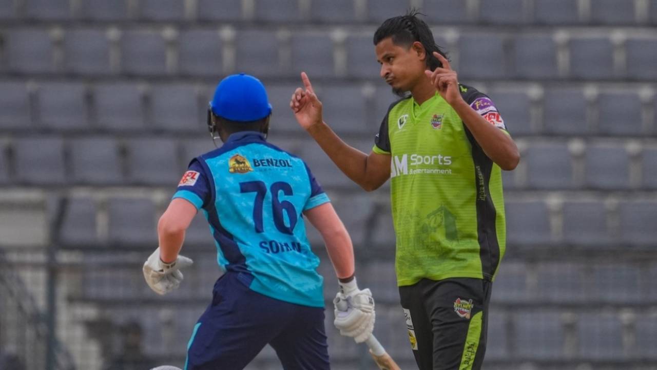 Nasum Ahmed picked up regular wickets, Sylhet Titans vs Noakhali Express, BPL, Sylhet, January 5, 2026