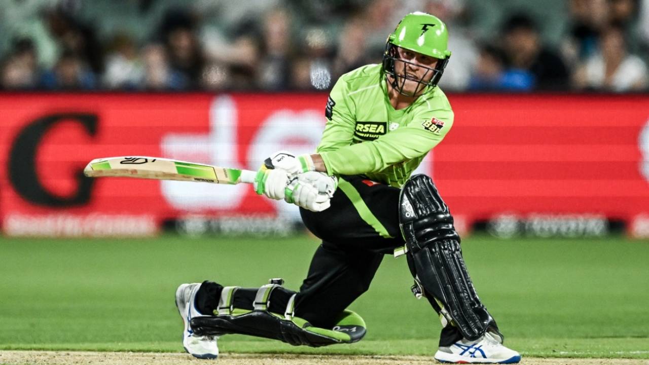 Matthew Gilkes scored a quick 33-ball 43, Adelaide Strikers vs Sydney Thunder, BBL, Adelaide, January 6, 2026