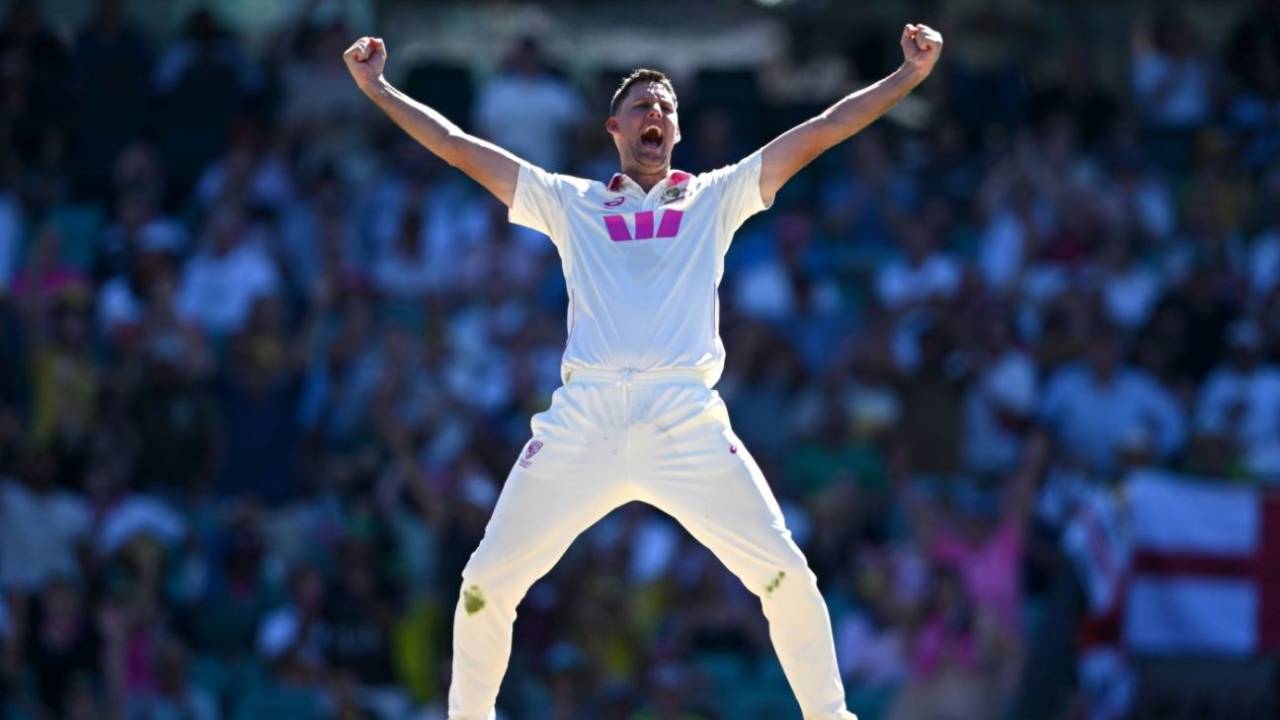 Beau Webster took two wickets in an over, Australia vs England, 5th Test, Sydney, January 7, 2025