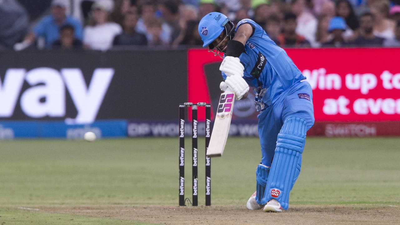 Shai Hope drives through cover, Durban Super Giants vs Pretoria Capitals, Durban, SA20 2025-26, January 7, 2026