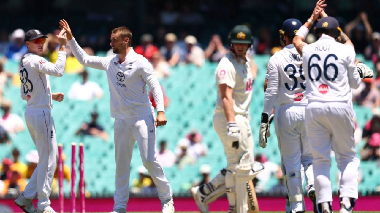 Will Jacks bowled Steven Smith through the gate, Australia vs England, 5th Test, Sydney, January 8, 2025