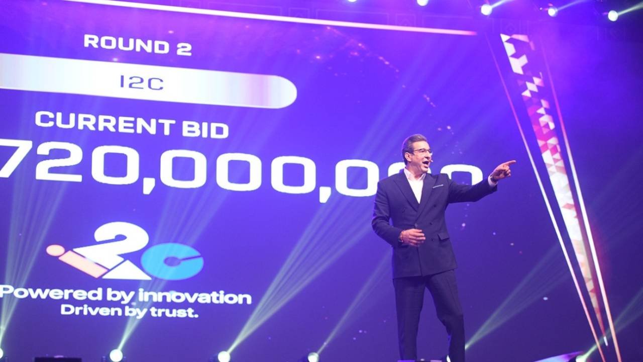 Wasim Akram at the PSL auction, Islamabad, January 8, 2026