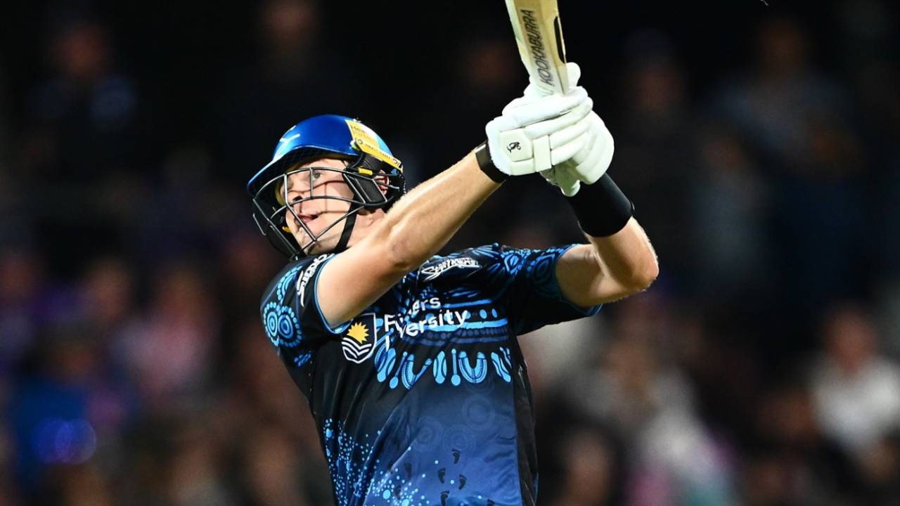 Liam Scott's career-best 91* went in vain, Hobart Hurricanes vs Adelaide Strikers, BBL 2025-26, Hobart, January 9, 2026