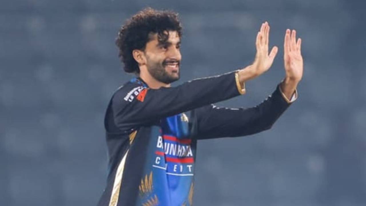 Sufiyan Muqeem finished with 1 for 29, Noakhali Express vs Rangpur Riders, BPL, Sylhet, January 9, 2026