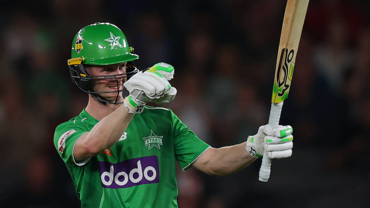 Sam Harper brought up fifty off 35 balls, Melbourne Renegades vs Melbourne Stars, BBL, Melbourne, January 10, 2026