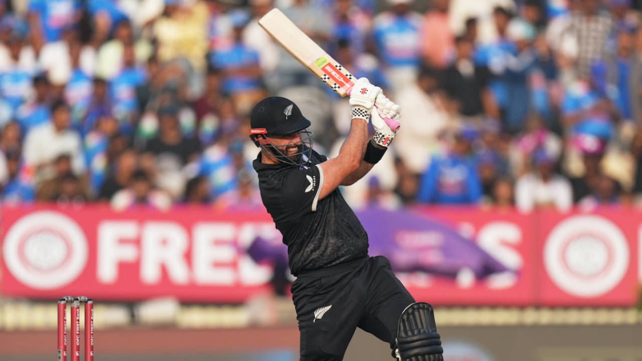 Daryl Mitchell took charge at the death, India vs New Zealand, 1st ODI, Vadodara, January 11, 2026