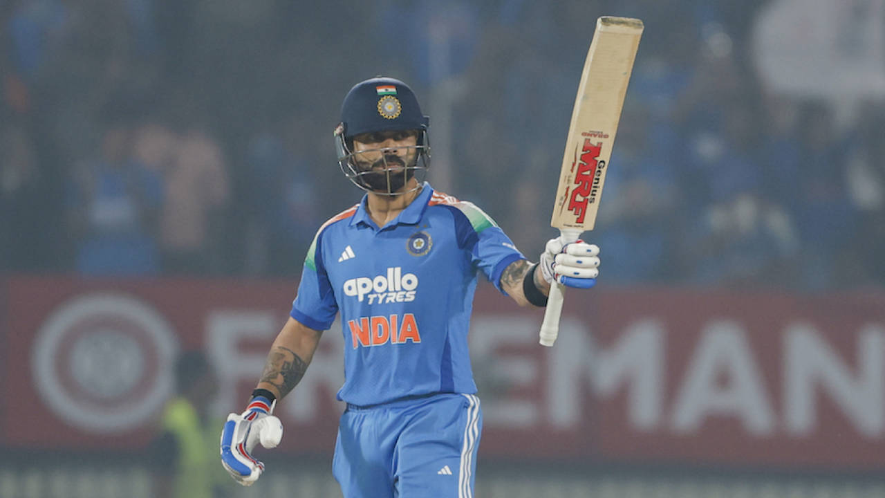Virat Kohli brought up fifty in 44 balls, India vs New Zealand, 1st ODI, Vadodara, January 11, 2026