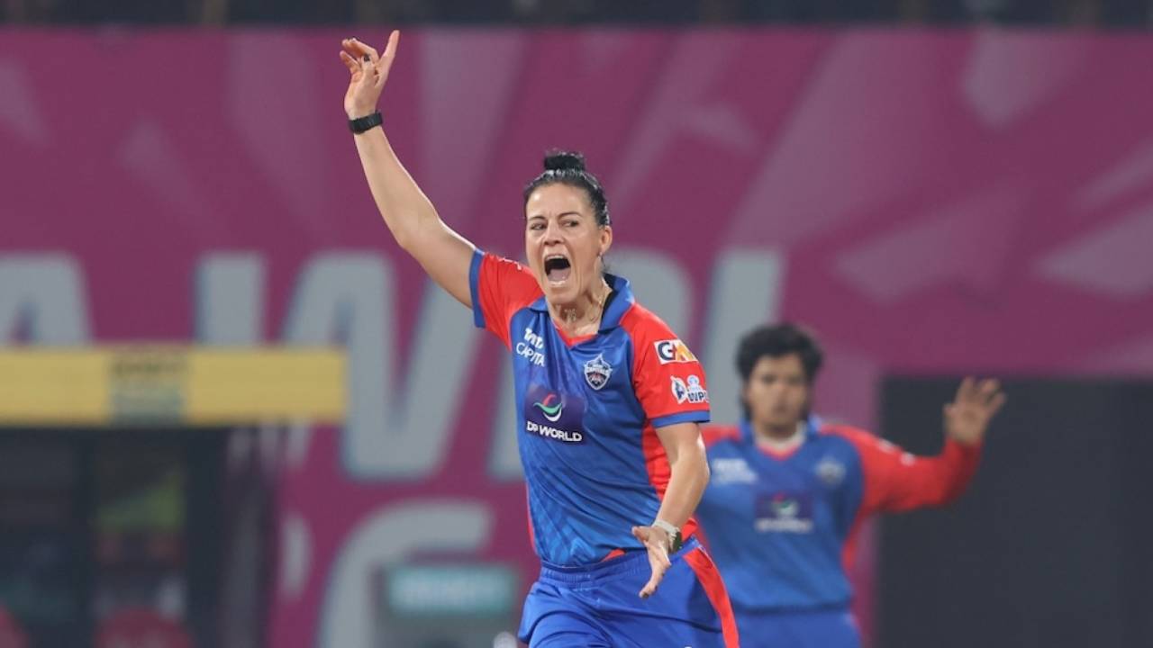 Marizanne Kapp thought she had Beth Mooney in the first over, Delhi Capitals vs Gujarat Giants, WPL 2026, Mumbai, January 11, 2026