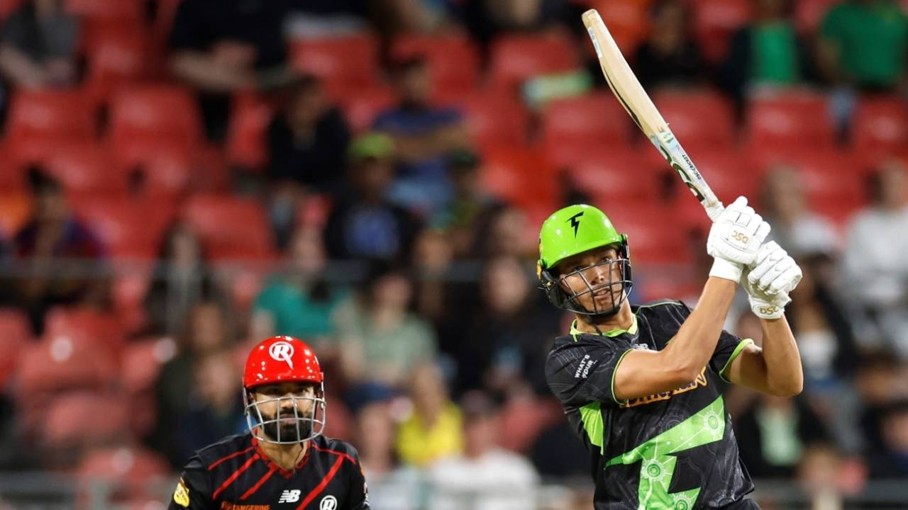 Chris Green's late onslaught transformed the contest, Sydney Thunder vs Melbourne Renegades, BBL, Sydney, January 12, 2026