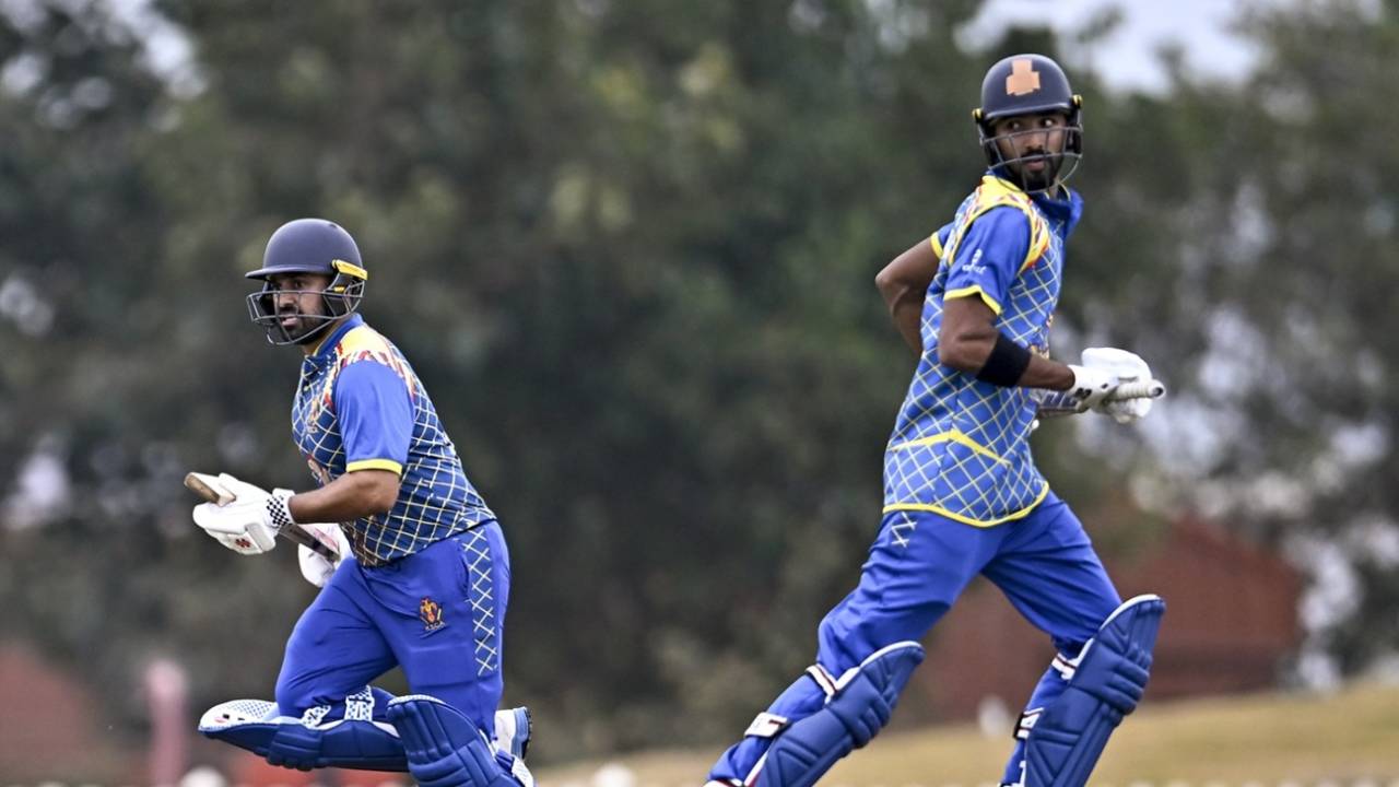 Devdutt Padikkal and Karun Nair scored fifties in the quarter-final, Karnataka vs Mumbai, Vijay Hazare Trophy, CoE, Bengaluru, January 12, 2026