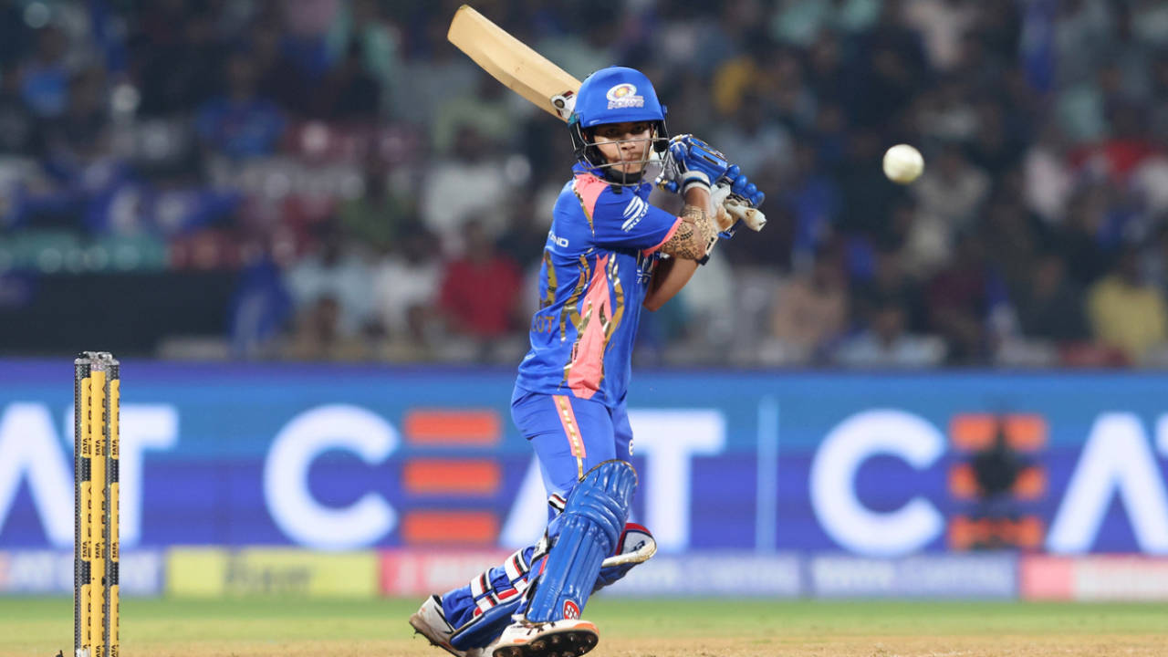 Amanjot Kaur guided MI through the middle overs, Mumbai Indians vs Gujarat Giants, WPL, Navi Mumbai, January 13, 2026