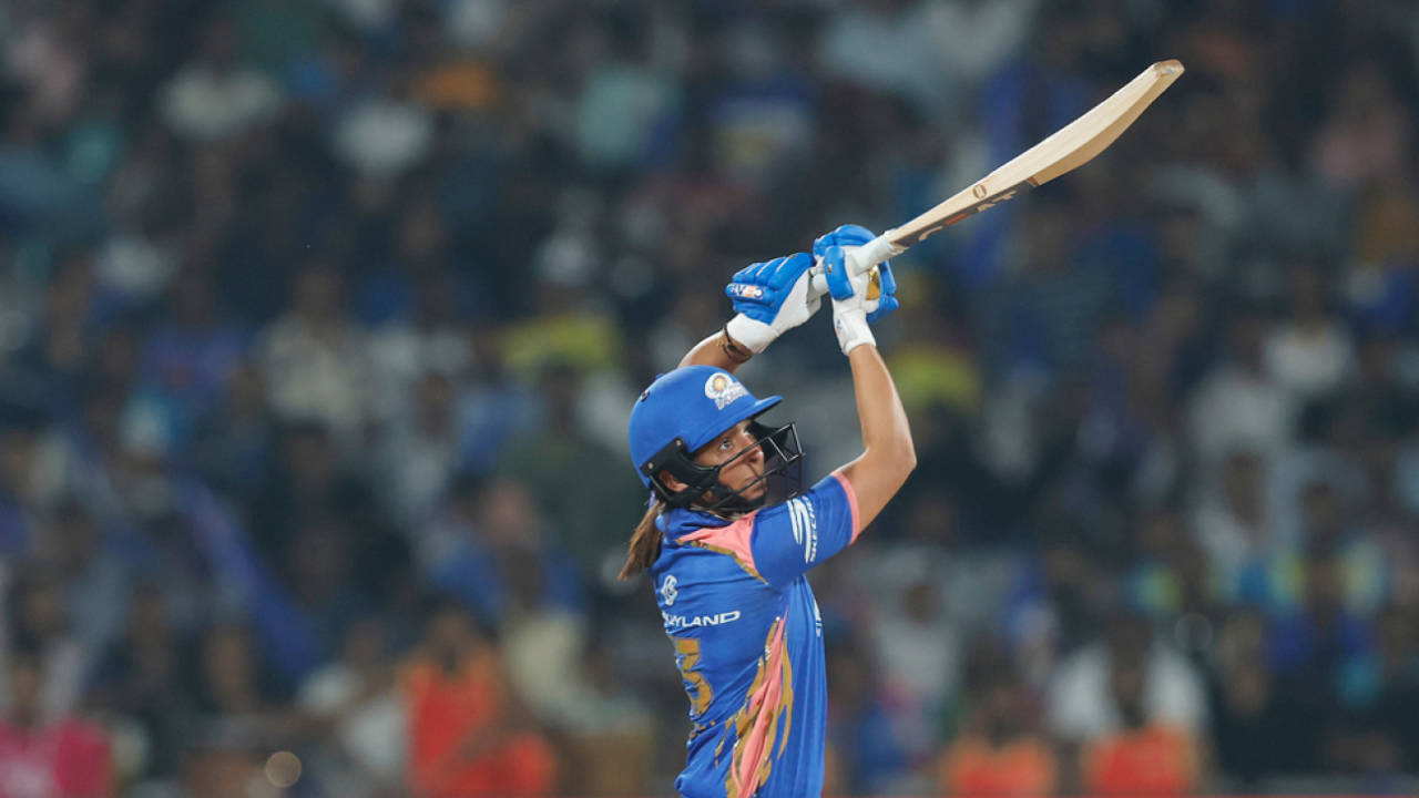 Harmanpreet Kaur led the chase from the front, Mumbai Indians vs Gujarat Giants, WPL, Navi Mumbai, January 13, 2026