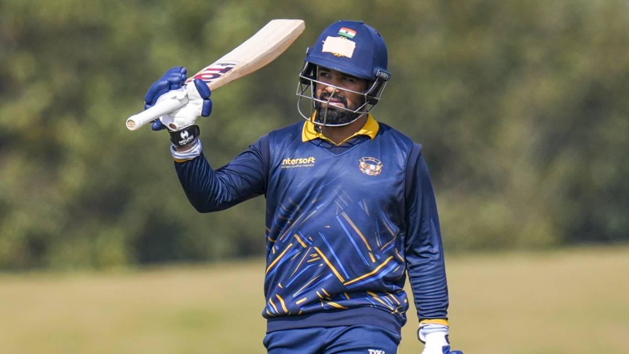 Prabhsimran Singh powered Punjab into the semi-finals of the Vijay Hazare Trophy, Madhya Pradesh vs Punjab, Vijay Hazare Trophy 2025-26, Bengaluru, January 13, 2026