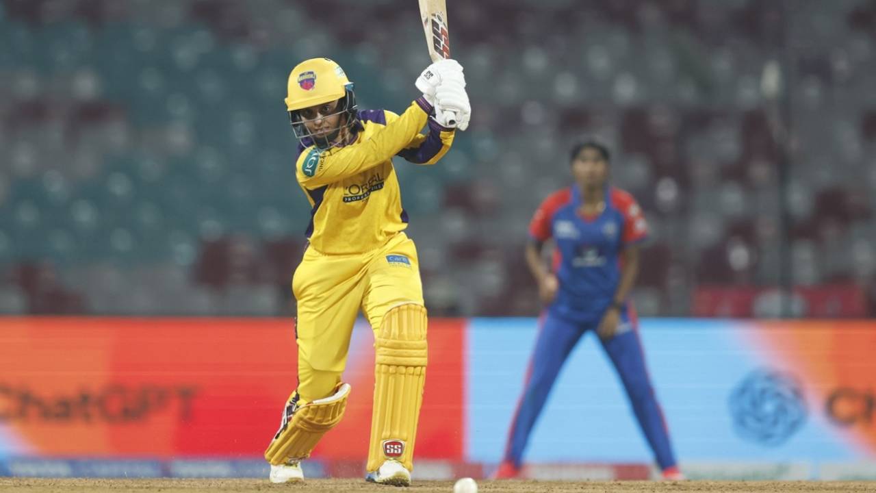 Harleen Deol was retired out on 47, UP Warriorz vs Delhi Capitals, WPL, Navi Mumbai, January 14, 2026