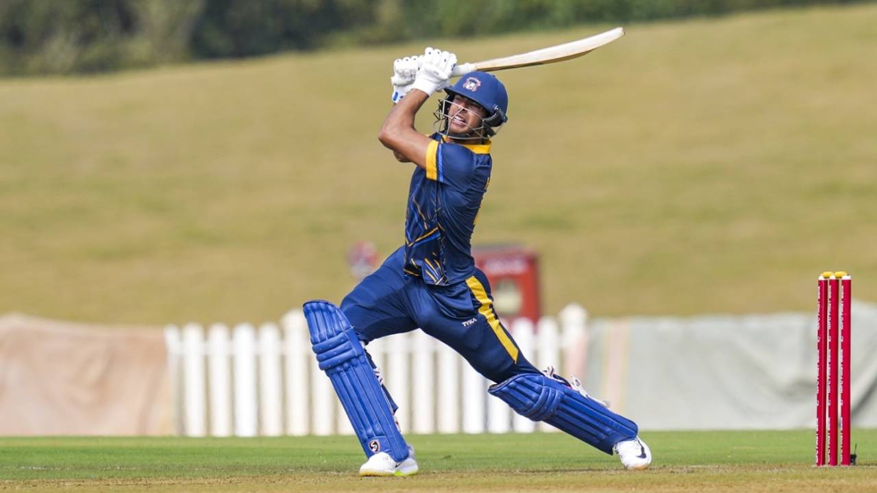 Harnoor Singh Pannu carves one away, Madhya Pradesh vs Punjab, Vijay Hazare Trophy 2025-26, Bengaluru, January 13, 2026