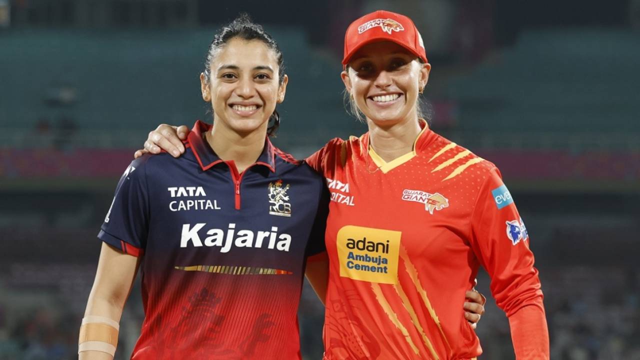 Ashleigh Gardner opted to bowl against Smriti Mandhana's side, Gujarat Giants vs Royal Challengers Bengaluru, WPL, Navi Mumbai, January 16, 2026
