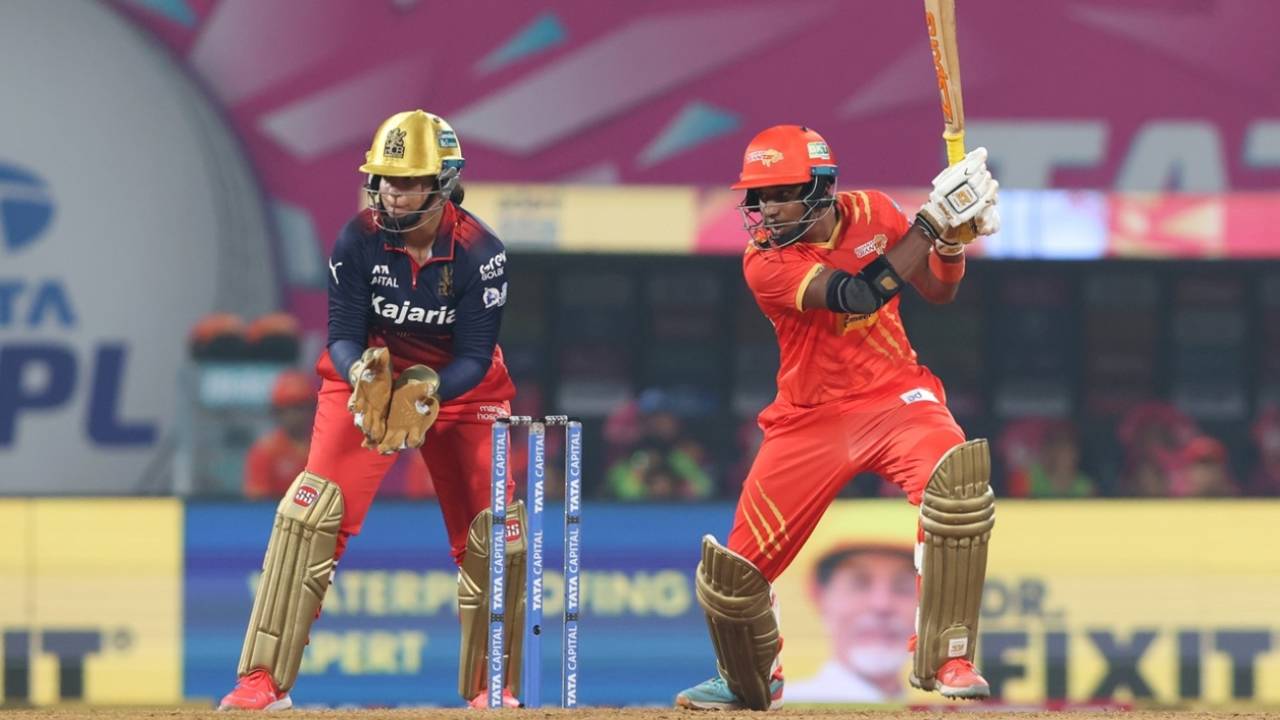 Bharti Fulmali's counterattacking 39 didn't prove to be enough, Gujarat Giants vs Royal Challengers Bengaluru, WPL, Navi Mumbai, January 16, 2026