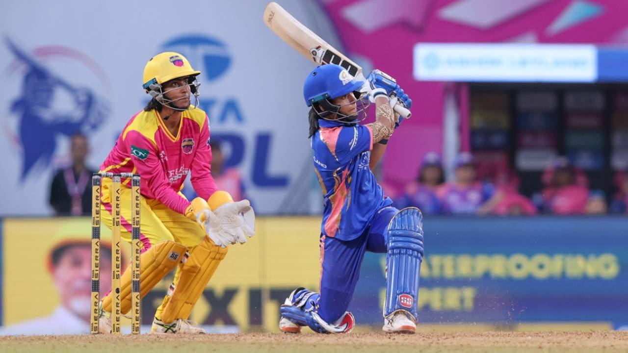 Amanjot Kaur came out all guns blazing, Mumbai Indians vs UP Warriorz, WPL, Navi Mumbai, January 17, 2026
