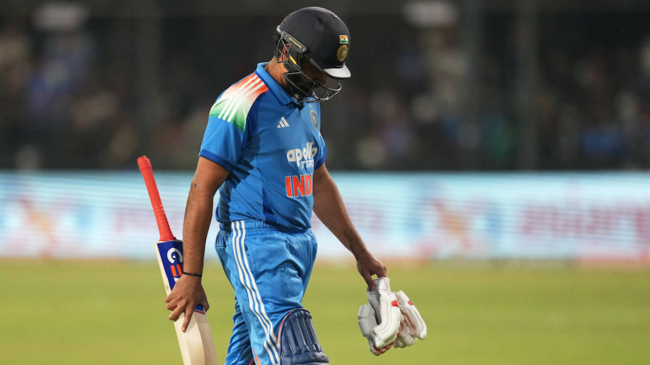 Rohit Sharma was dismissed two balls after being dropped, India vs New Zealand, 3rd ODI, Indore, January 18, 2026