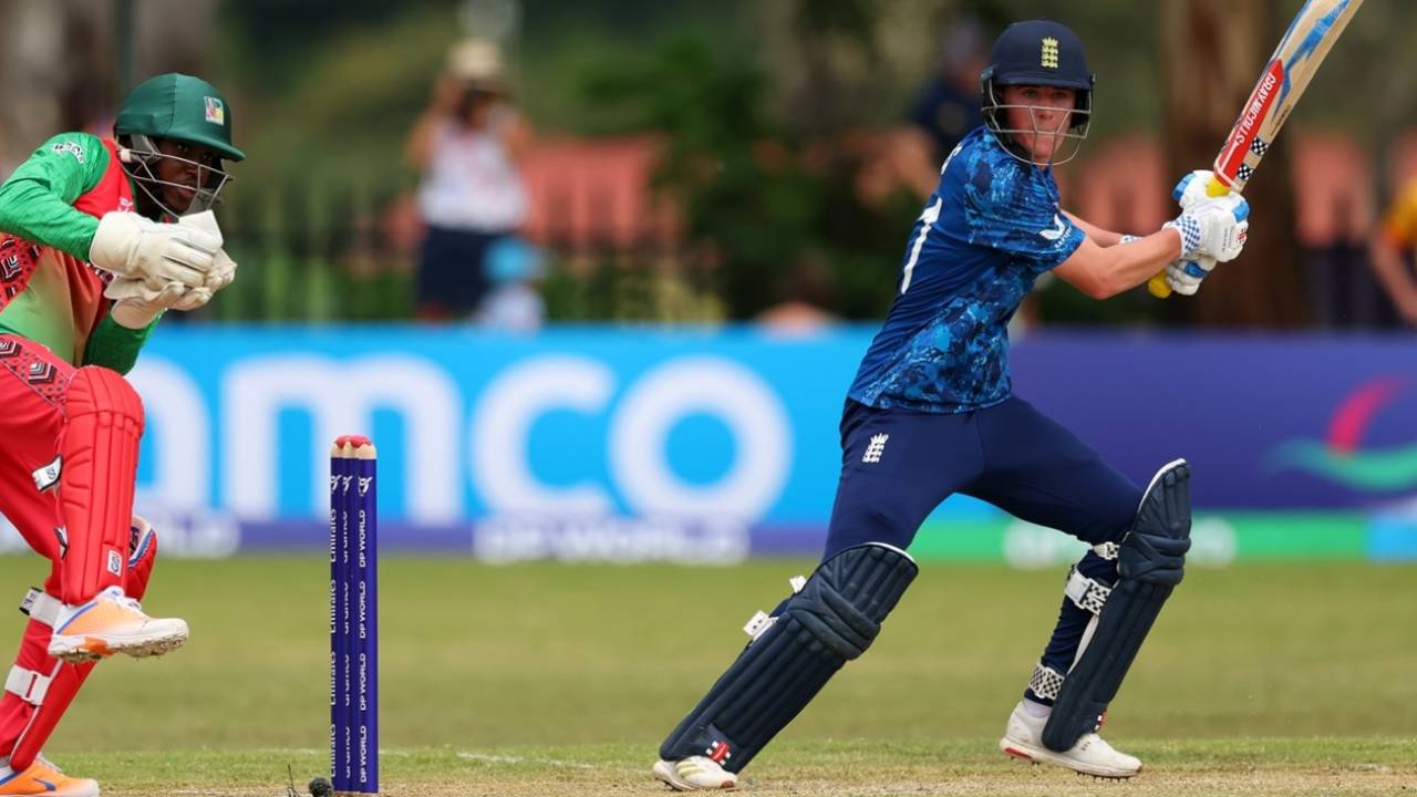 Ben Mayes scored his runs in a hurry, Zimbabwe vs England, Under-19 World Cup, Harare, January 18, 2026
