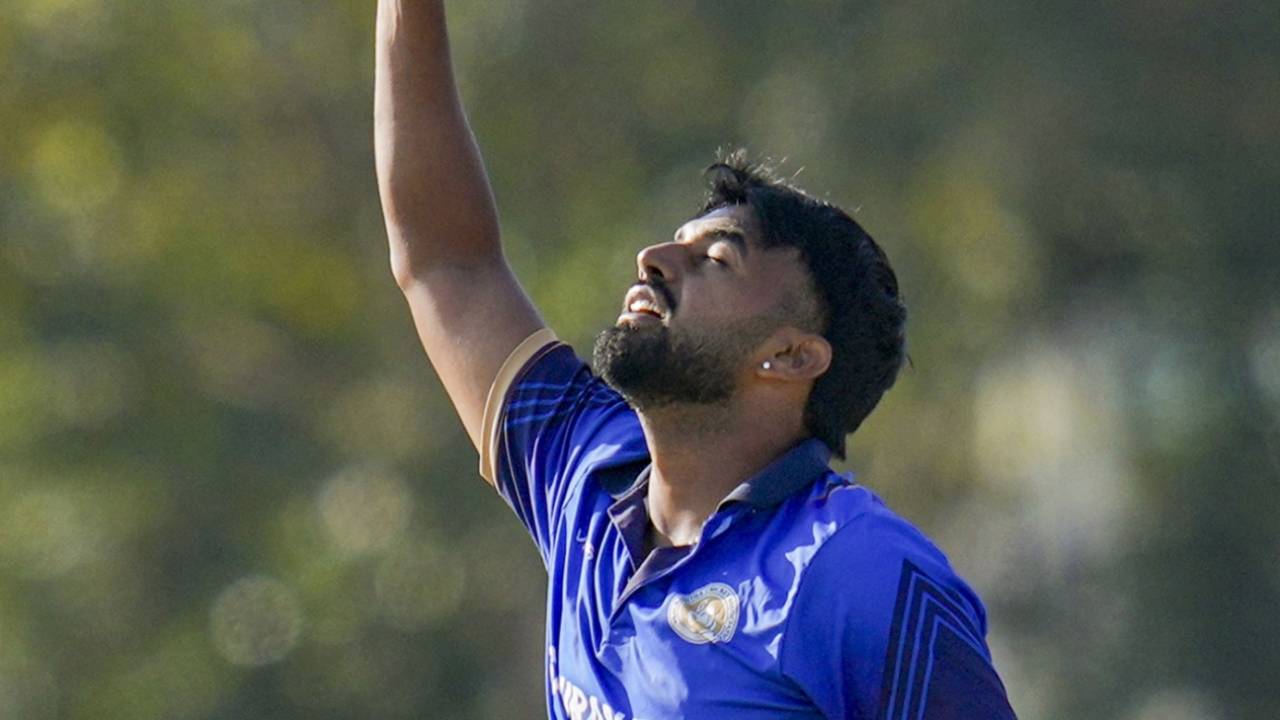 Ankur Panwar bagged four wickets in the final, Saurashtra vs Vidarbha, Vijay Hazare Trophy final, Bengaluru, January 18, 2026