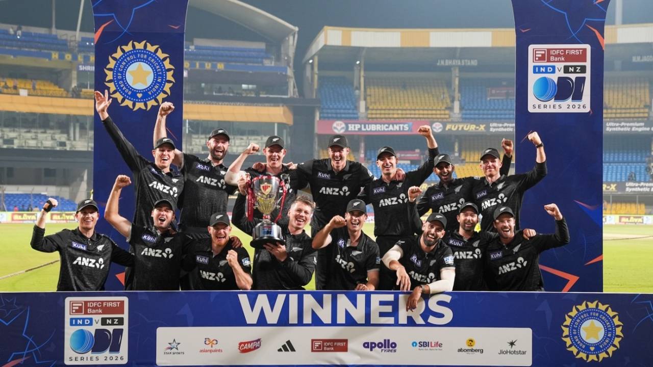 New Zealand registered their first ODI series win in India, India vs New Zealand, 3rd ODI, Indore, January 18, 2026